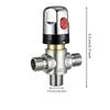 Verstellbarer Thermostatischer Mischhahn | Automatische Temperaturregelung, mit