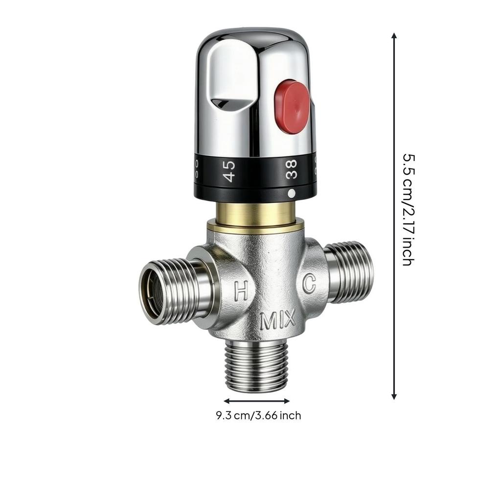 Verstellbarer Thermostatischer Mischhahn | Automatische Temperaturregelung, mit