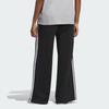 Adidas 3-Stripes Loose Soft Comfortable Wide-Leg Casual Pants Women Bottoms Black IY7255