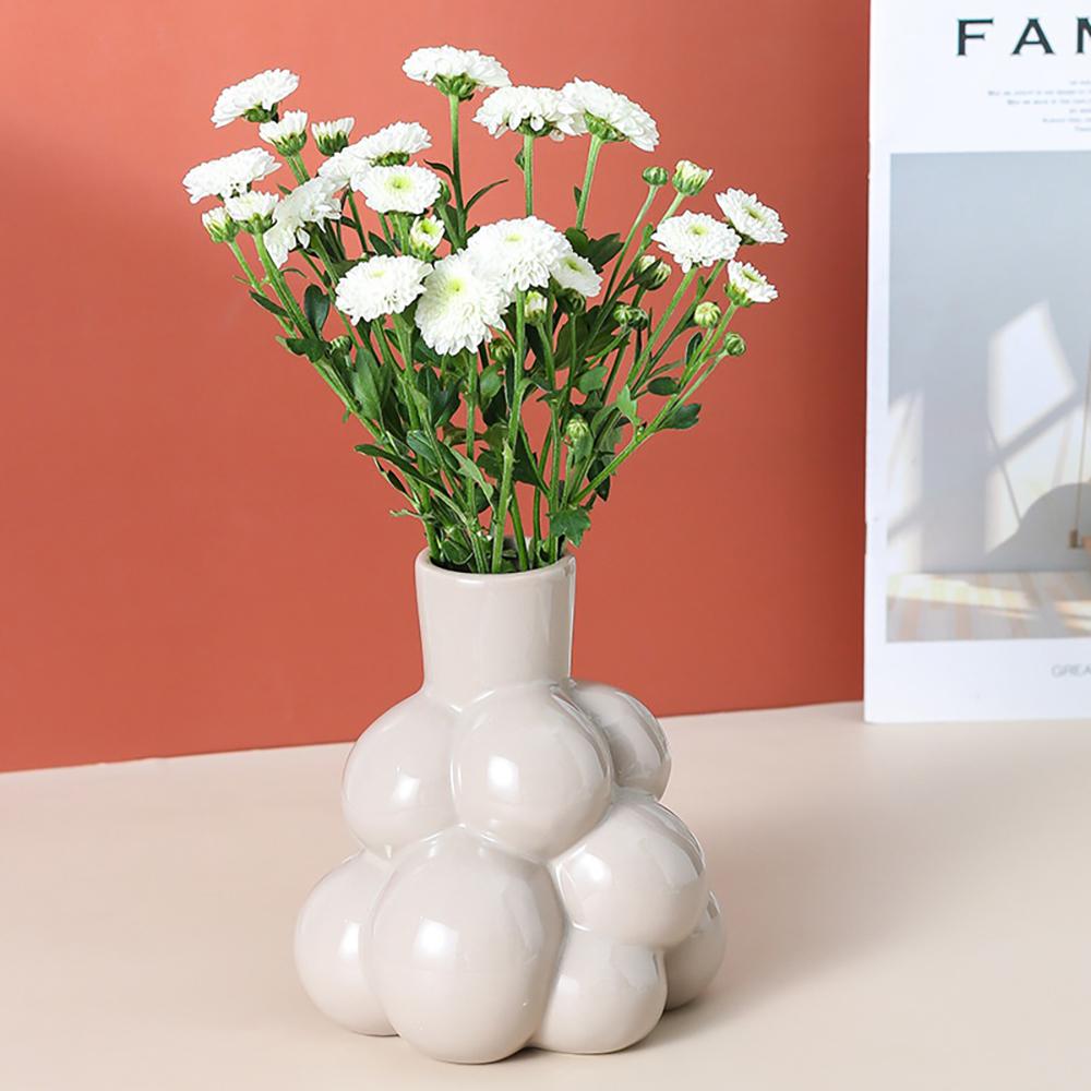 Creative Art Vase Desktop Ornaments Home Decoration Ceramic Hydroponic Vase Plant Pot Aromatherapy Bottle Garden Supplies