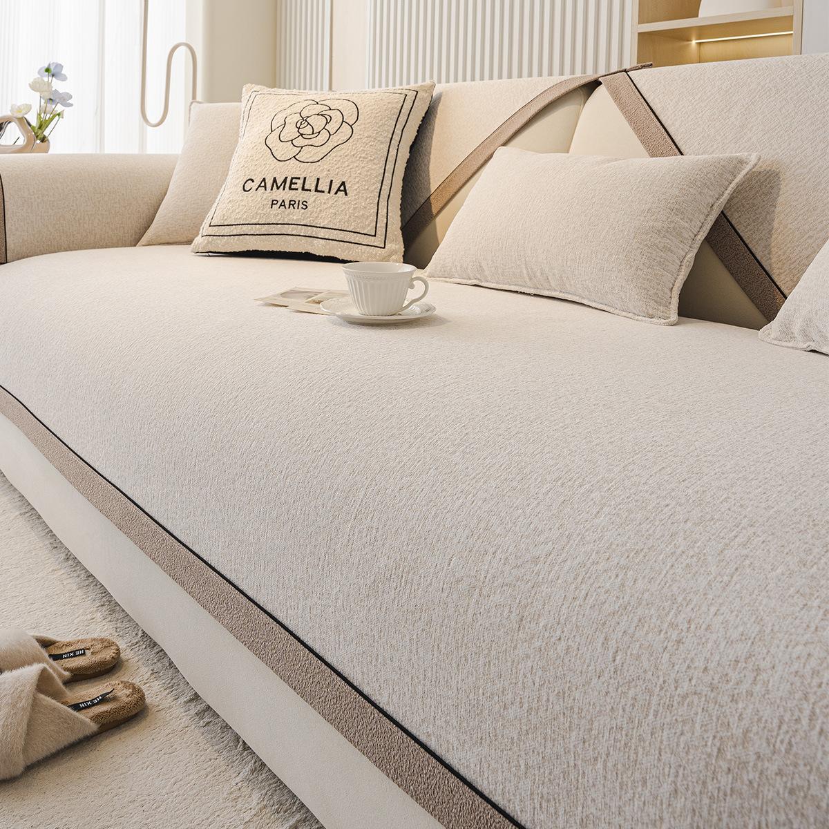 

Универсальная подушка для дивана на все сезоны, новая легкая роскошь, простая и современная нескользящая подушка для сиденья, подходящая для украшения спальни, гостиной, офиса 90 * 160CM single pack