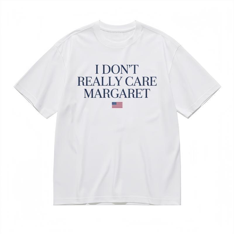 

Women s Fashion Classic T-Shirt Red White Blue Flag Design Margaret Tee 2XL