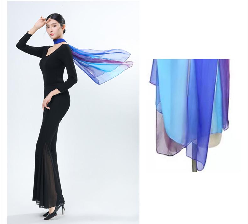 Elegant Women's Silk Scarf for Stage and Dance Performances