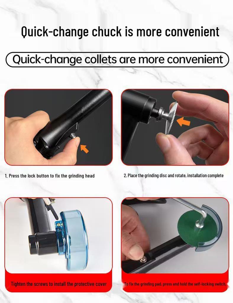 90-Degree Multifunctional Electric Grinder: Seam Polishing, Tile Slotting, and Speed-Control Elbow Tool.
