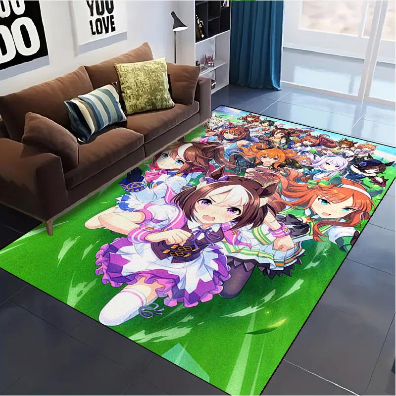 Pretty Derby Carpet Rug for Living Room Bedroom Home Sofa Decoration,Kids play Non-slip Floor Mat