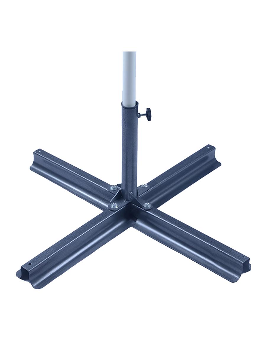 Kaiyuan Outdoor Sunshade Large Umbrella Stall Umbrella Thickened Cross Umbrella Base Sun Umbrella Advertising Umbrella Metal Base 25KG