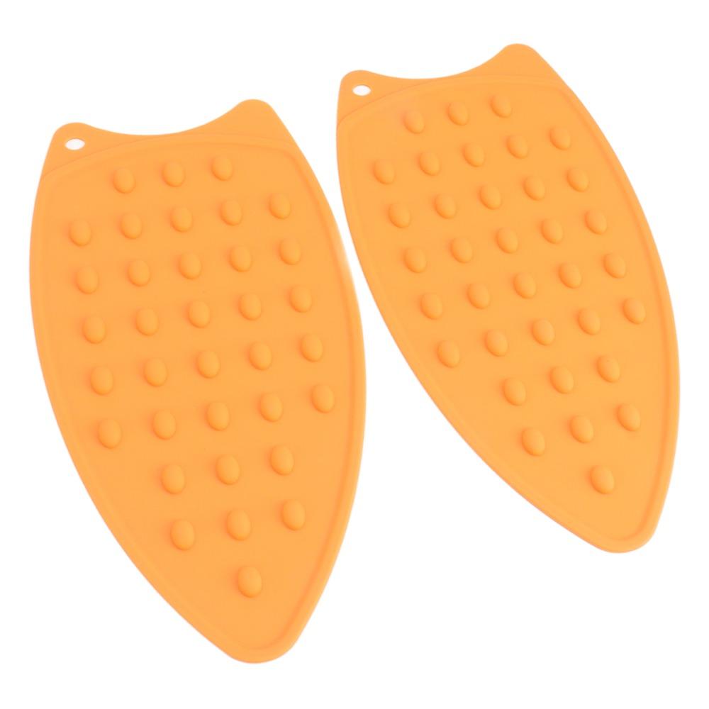2Pcs Silicone Silicone Iron Mat Flexible Multi-purpose Iron Mat Ironing Board Mat Daily Use