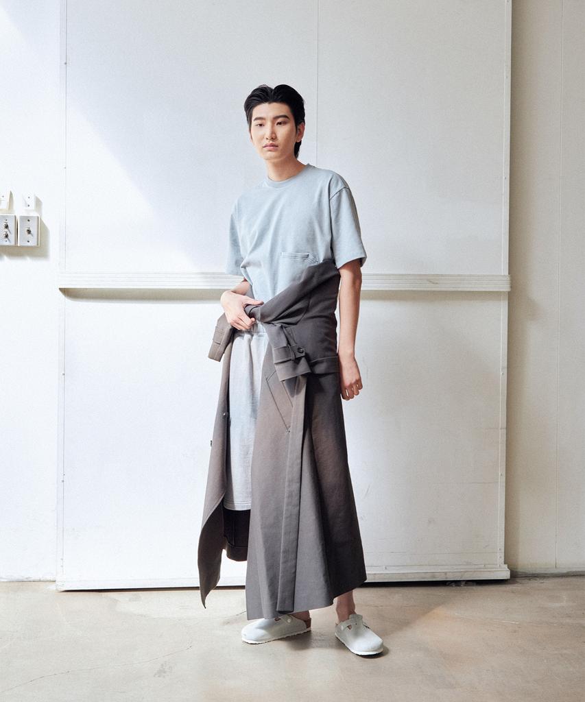 DENSITY Pocket T-Shirt_Light Gray