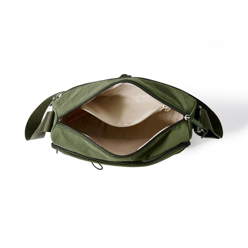 Multi-layer Large Capacity Bag Women's Shoulder Bag Multi-pocket Water-repellent Solid Color Crossbody Bag