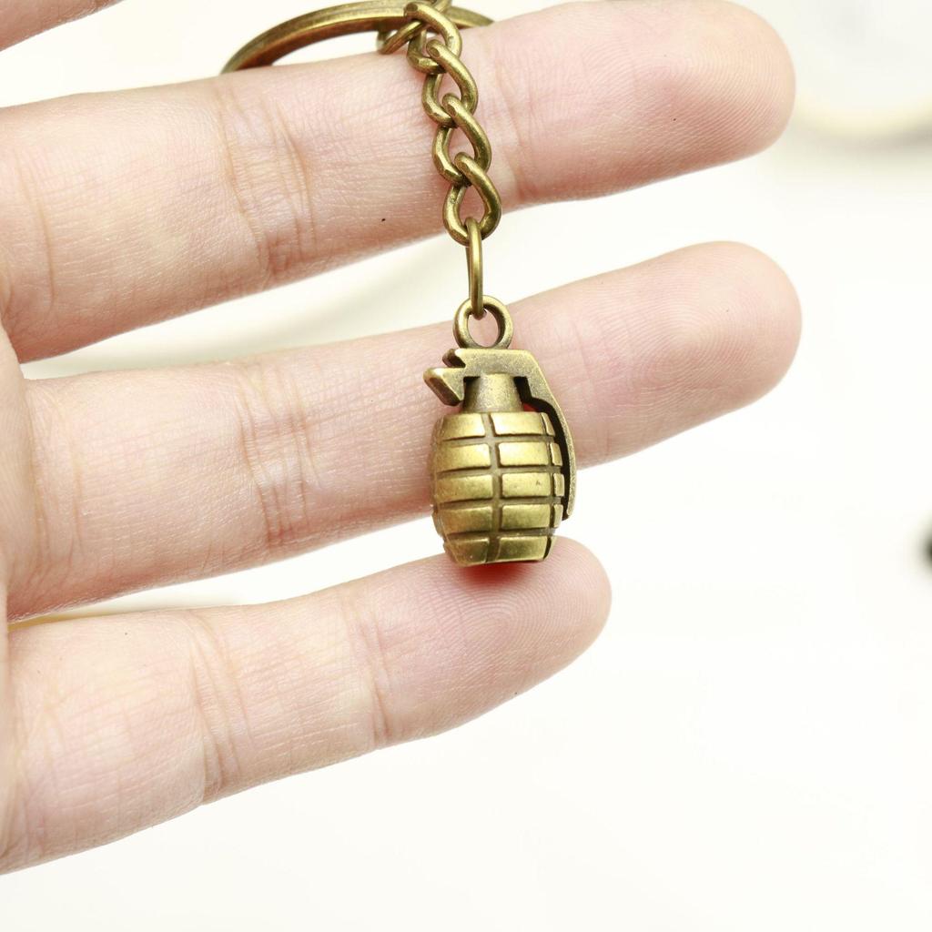 Foreign Trade Hot-Selling Jewelry Grenade Keychain Pendant