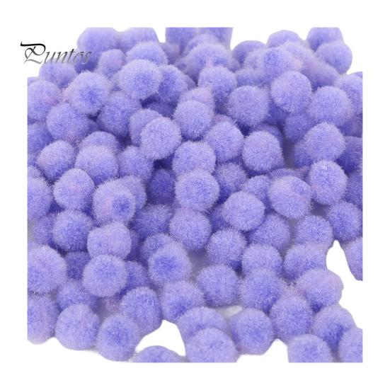 300 Pcs Pom Poms for Crafting 10mm Fluffy Felt Balls Solid Color Fuzzy Pompoms for Dolls Garland DIY Crafts Decorations