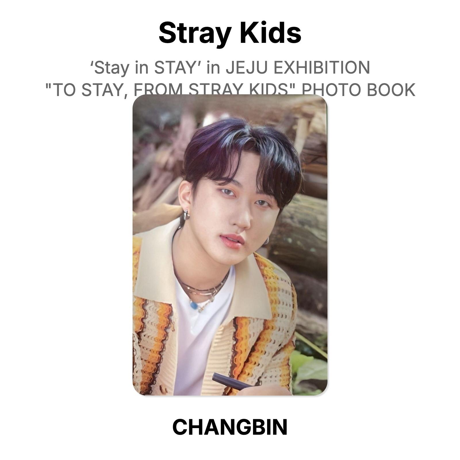 Stray Kids ‘Stay in STAY’ in JEJU EXHIBITION TO STAY, FROM STRAY KIDS PHOTO BOOK Official Photocard CHANGBIN 02