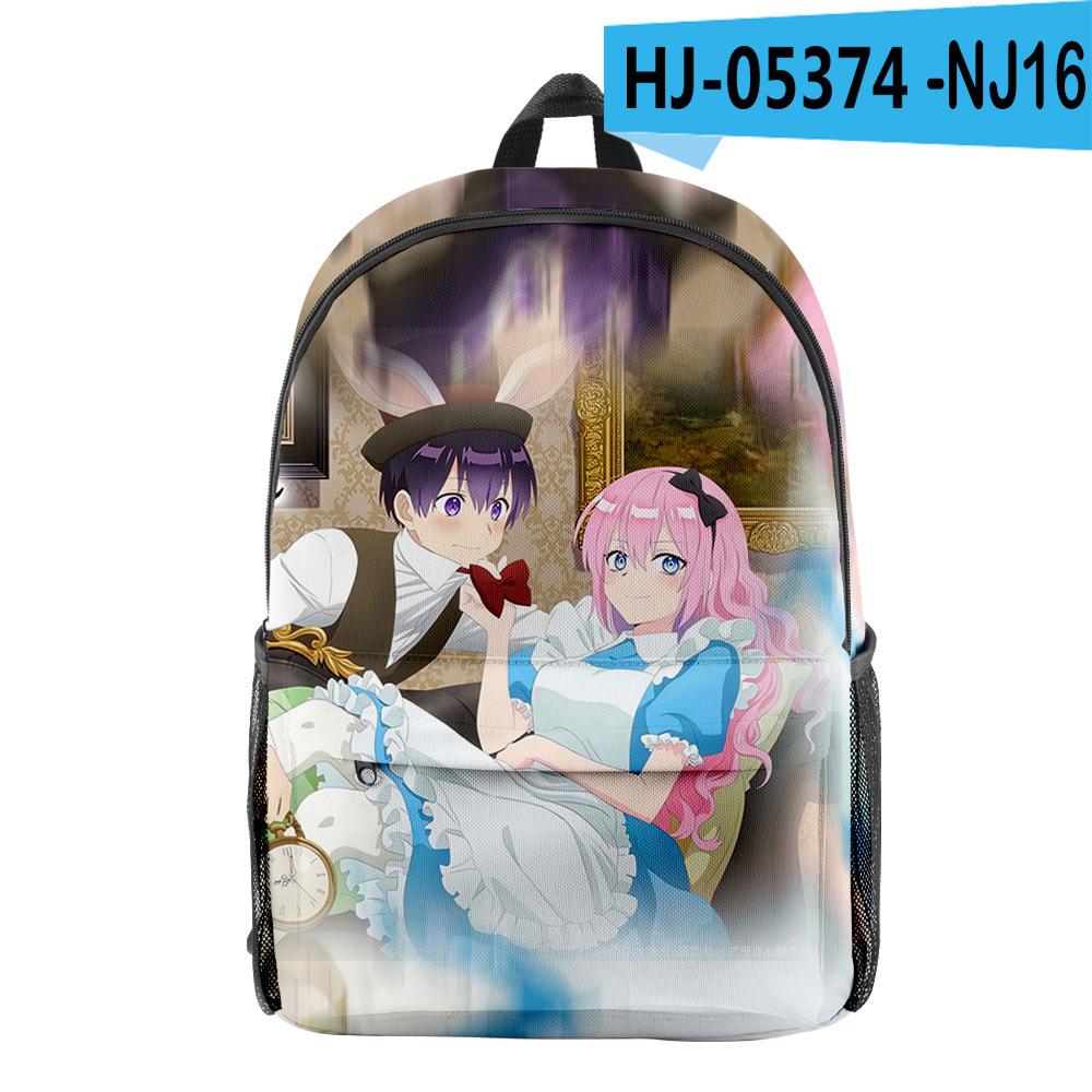 Sac à dos d'écolier Classique Shikimori's Not Just a Cutie Sacs à dos pour cahiers Impression 3D Oxford Imperméable Sacs à dos de voyage pour garçons/filles