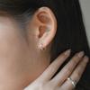 modernlike 14k gold-filled silver doi tornado earrings