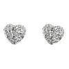 50x Heart Shape Resin Bead Flatback Scrapbook Rhinestone Craft Silver