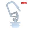 50PC Curtain Hanging Hooks Ring Window Curtain Hanger Hooks Plastic Curtain Hook For Car Home Office Curtain Car Accessories