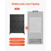 SucceBuy Pegboard Display Stand 17 X 13 In Tabletop Pegboard Display Stand with 15 Hooks for Retail Store and Jewelry Shop Black