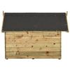 VidaXL Niche de Jardin Toit Ouvrant Poulailler Chenil Bois de Pin Imprégné 45151