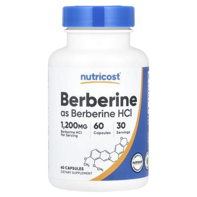 Berberina, 60 cápsulas (600 mg por cápsula)