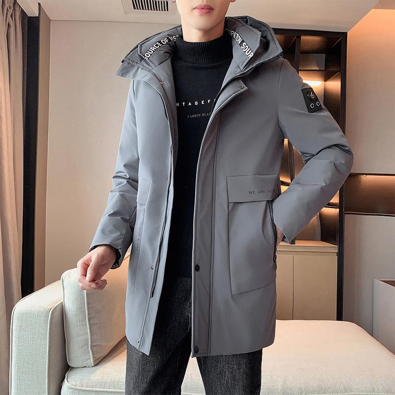 Winter Men's Down Jacket Thick Mid-length Winter Clothing Middle-aged and Elderly Thick Warm Jacket
