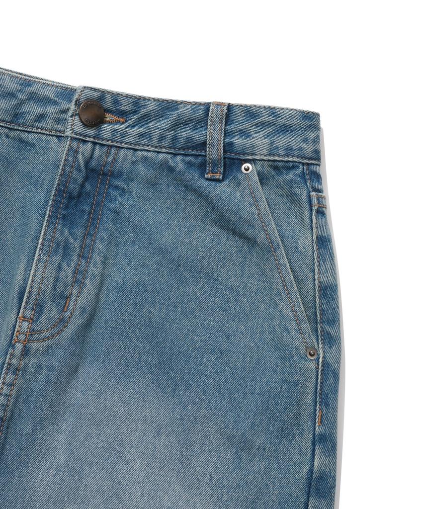 COVERNAT WOMAN Denim Long Skirt Blue