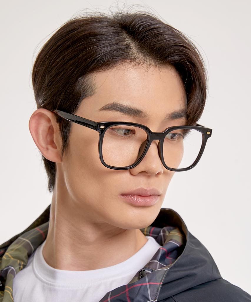 Eseubika Asa-C01 Horn-Rimmed Glasses Blue Light Blocking