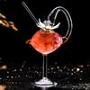 Glass Cup Creative Swanshape Shape Cocktail Goblet Glass Personality Goblet Party Bar Drinking Cup Champagne Wine Juice Cup