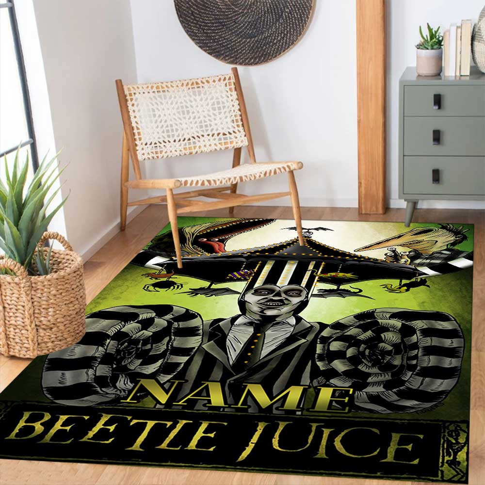 Warnermedia (2) Customize your name rug, office chair cushion, home bedroom living room gift.