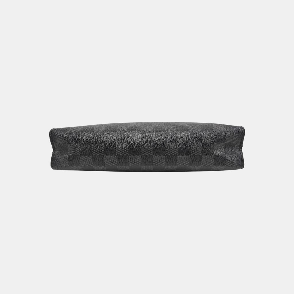 [Pre-Owned] Louis Vuitton Pochette Voyage MM 'Black Damier Graphite Canvas' - Good #PTP5C9