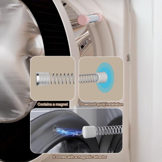 2/4/6Pcs Washer Door Support Magnetic Fixation Elastic Cushioning Prevent Odor