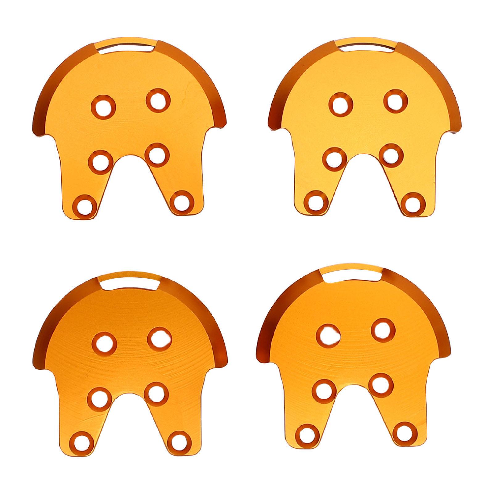 

4PCS Metal Reinforcement Plate Kit Fit for DJI Phantom 2 3 Drones Aluminum Alloy Protective Propeller Motor Mount Base Gold золотий