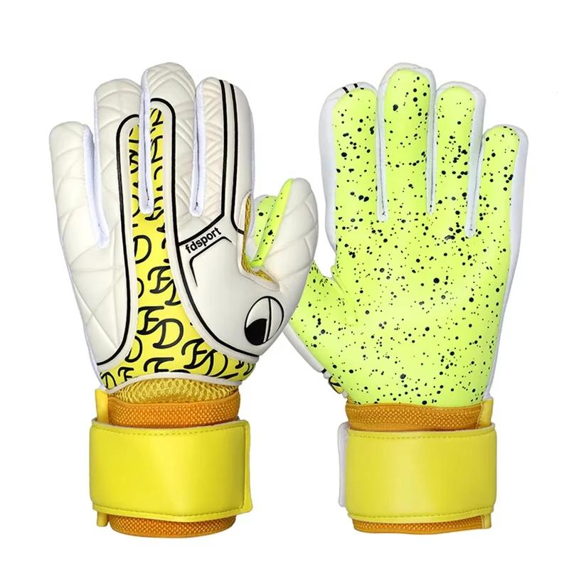 Kid's Soccer Goalkeeper Gloves Adults Soccer Goalkeeper Gloves Protection Goal Thickened Latex Football Children Goalie Gloves