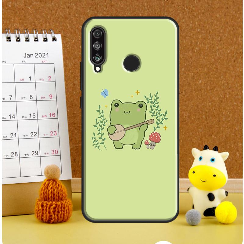 Frog Skateboard Cute Kawaii For Huawei Nova Y72 Y70 Y91 Y90 Y60 Y61 Y73 3i 7i 8i 11i 12i 9 10 SE P20 P30 P40 Lite Case
