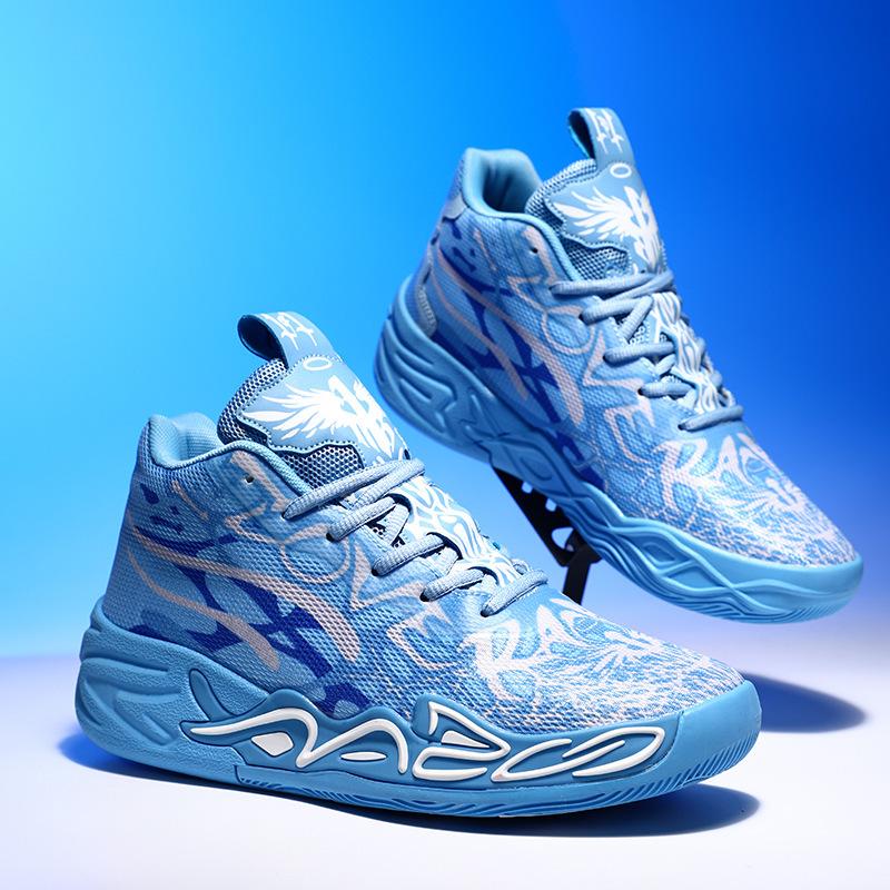 2025 New Xiyin Basketball Shoes Boots Three-ball 4th Generation Student Male and Female Adult Children's Sports Shoes 2025
