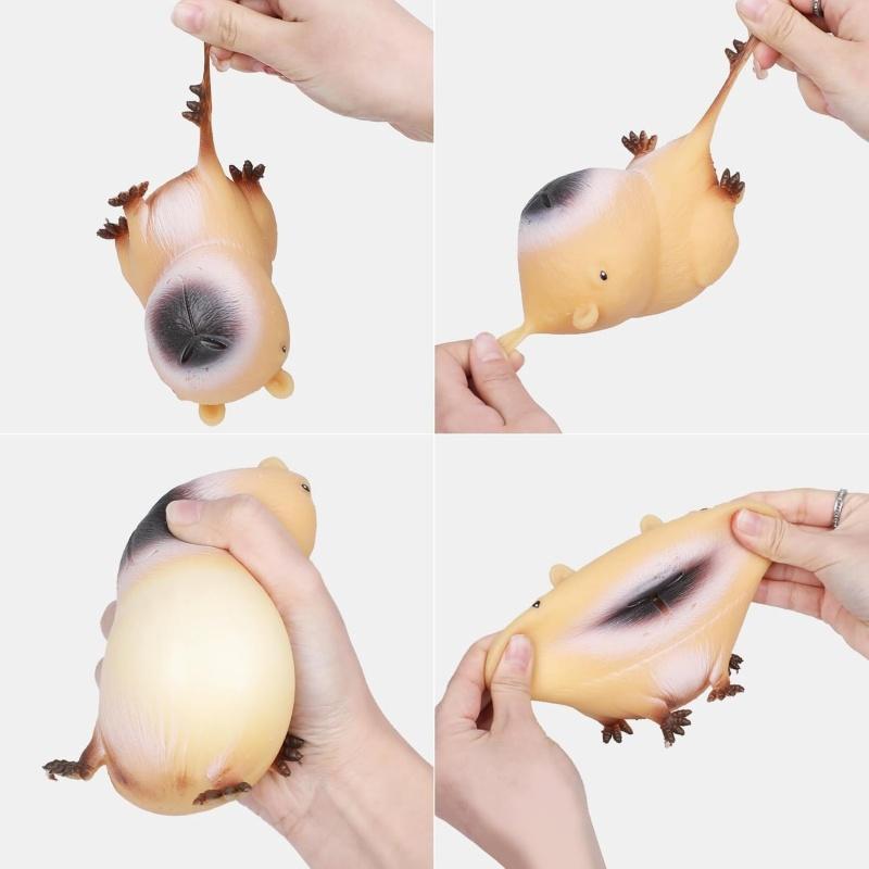 Capybara Stress Ball Mini Capybara Fun Squeeze Fidget Animal Stress Relief Ball For Birthday Party Office   Anxiety