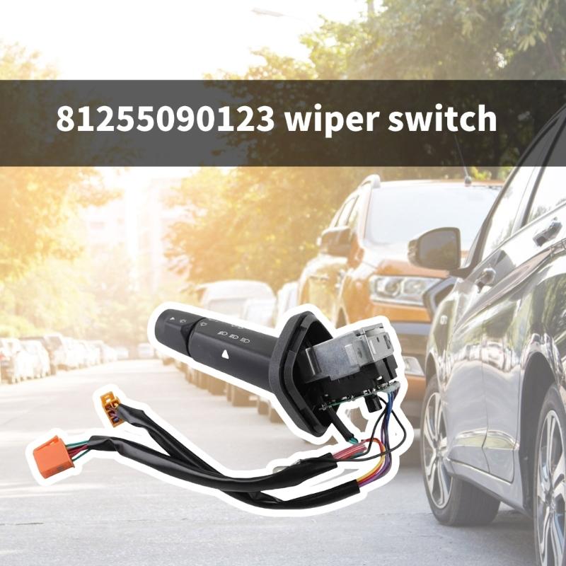 Truck Turn Signal Wiper Control Switch 81255090128 81255090147 81255090085 High Compatibility Enhancing Driving Comfort