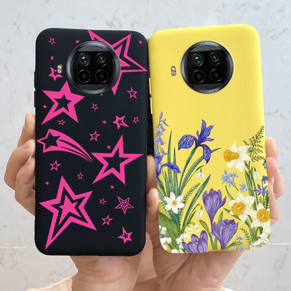 ForXiaomi Mi 10T Lite Case Cute Cartoon Cat Painted TPU Silicone Back Cover For Xiaomi Mi 10T Lite 5G 10Tlite Phone Case Funda