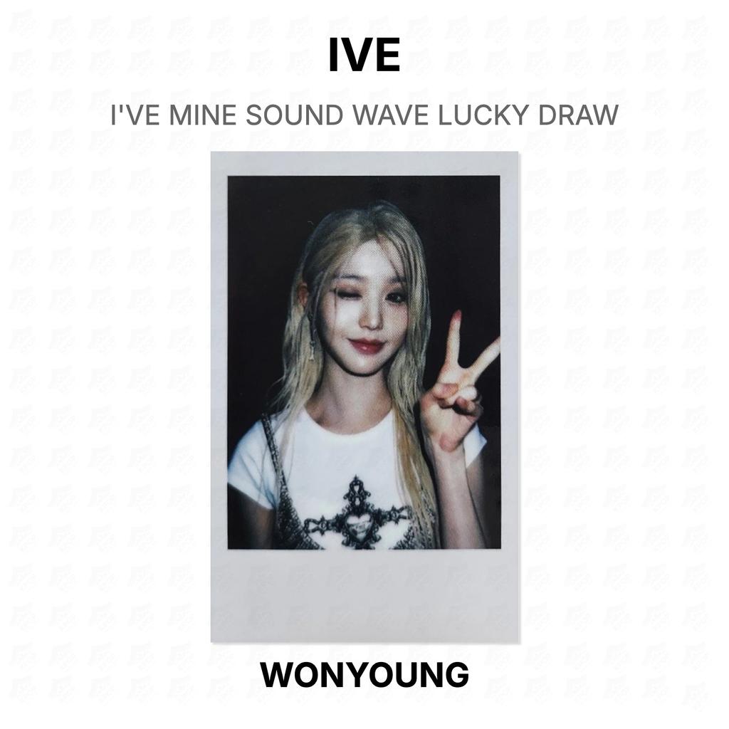 IVE I'VE MINE SOUND WAVE LUCKY DRAW Official Photocard