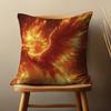 Myth Art Flame Phoenixs Throw Pillow Case Living Room Sofa Cushion Cover For Home Bedroom Decoration And Protector