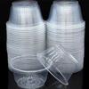 ZISIZ Disposable Plastic Takeaway Bowls with Lids