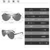 19g PC stainless steel frame UV protection function Comfortable fit [PUKCLAR] Men's sunglasses, polarized, ultra-lightweight lens, super-elastic