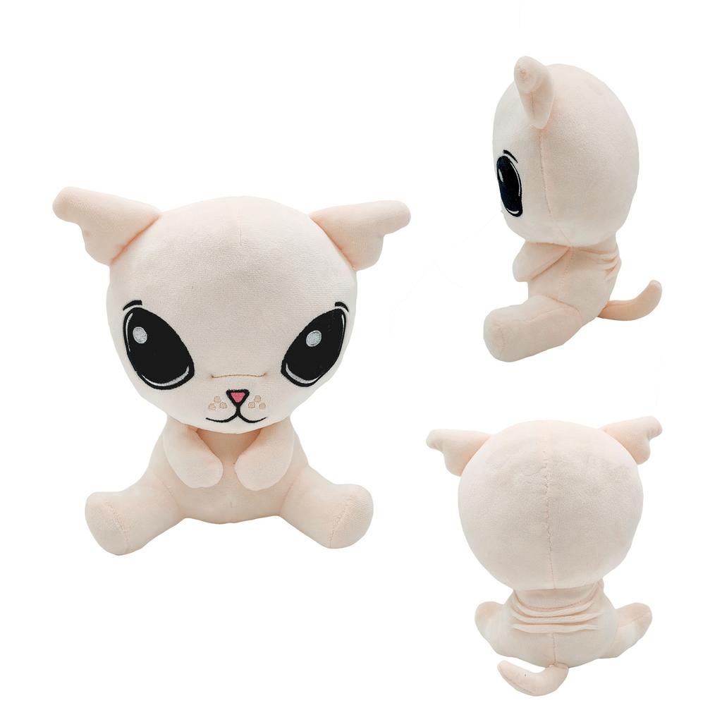 Novo Binus Plush Hairless Cat Plush Toy Boneca