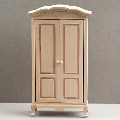 1:12 Dollhouse Miniature Wardrobe Model Storage Box Cabinet Furniture Decor Toy