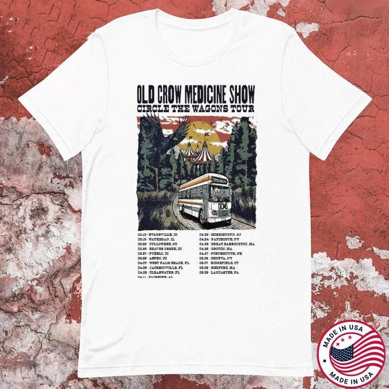 

Old Crow Medicine Circle The Wagons Tshirt S to 5XL NZL281 Unisex T-Shirt M