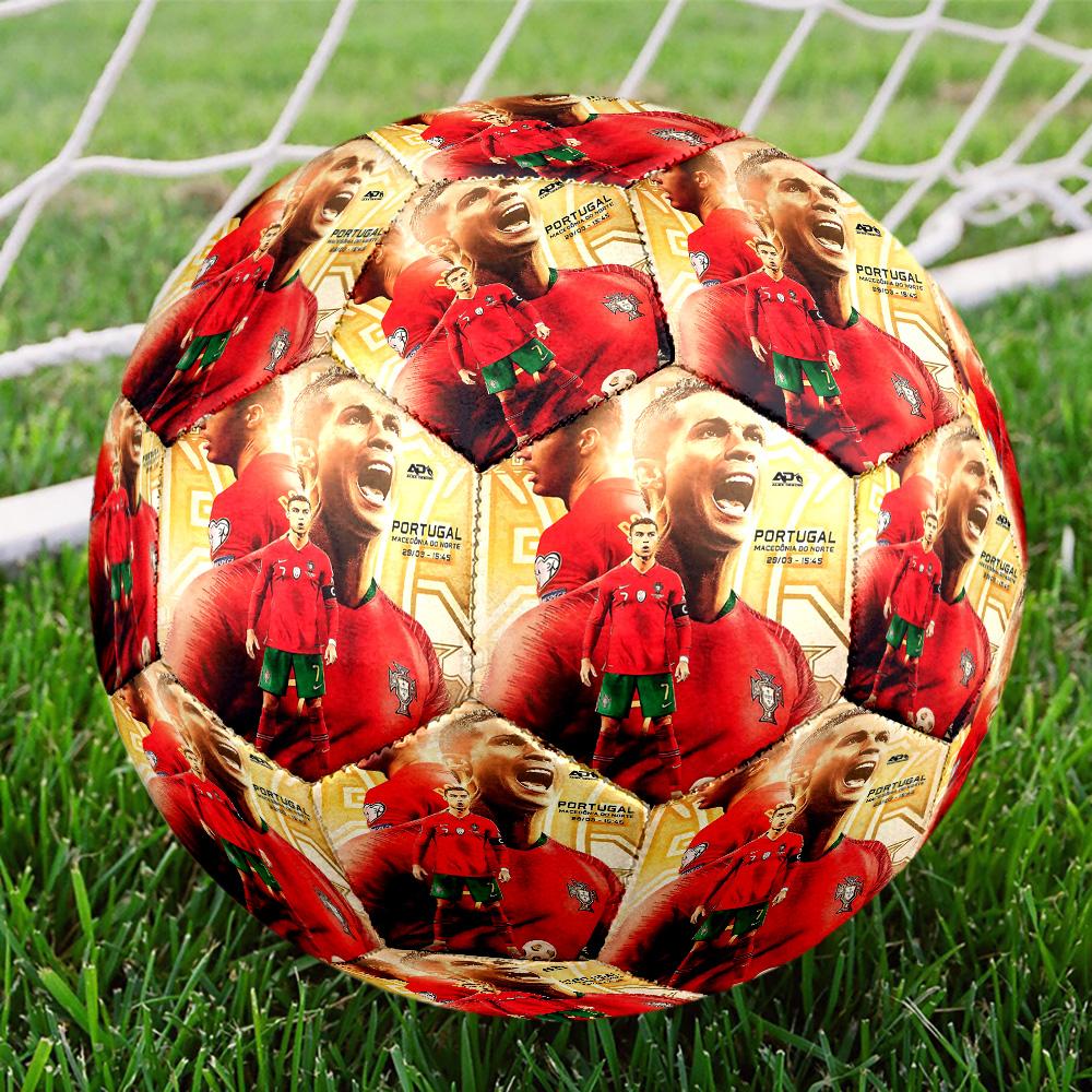 1pc Messis Fifa Glory Size 5 Indoor Soccer Ball Colorful Machine Stitched PVC Competition Ready Durable High-Bounce. Q70618 Size 5