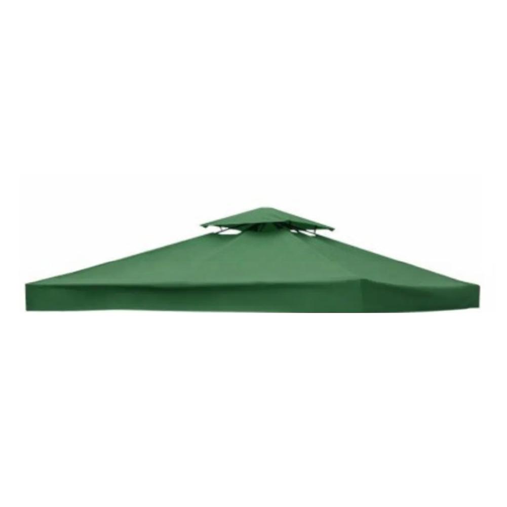 10x10 Ft Outdoor Canopy Cover Replacement for Patio Pergola Featuring Two Tier Structure Dirt Resistance and UV Protection