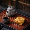 Color-Changing Golden Toad Monk Ornament for Tea Ceremony Decor