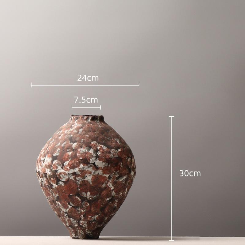 

Ceramic Vase Hand-drawn Graffiti Vintage Porcelain Bottle Coarse Pottery Flower Vase Ceramic Handicrafts Home Decoration