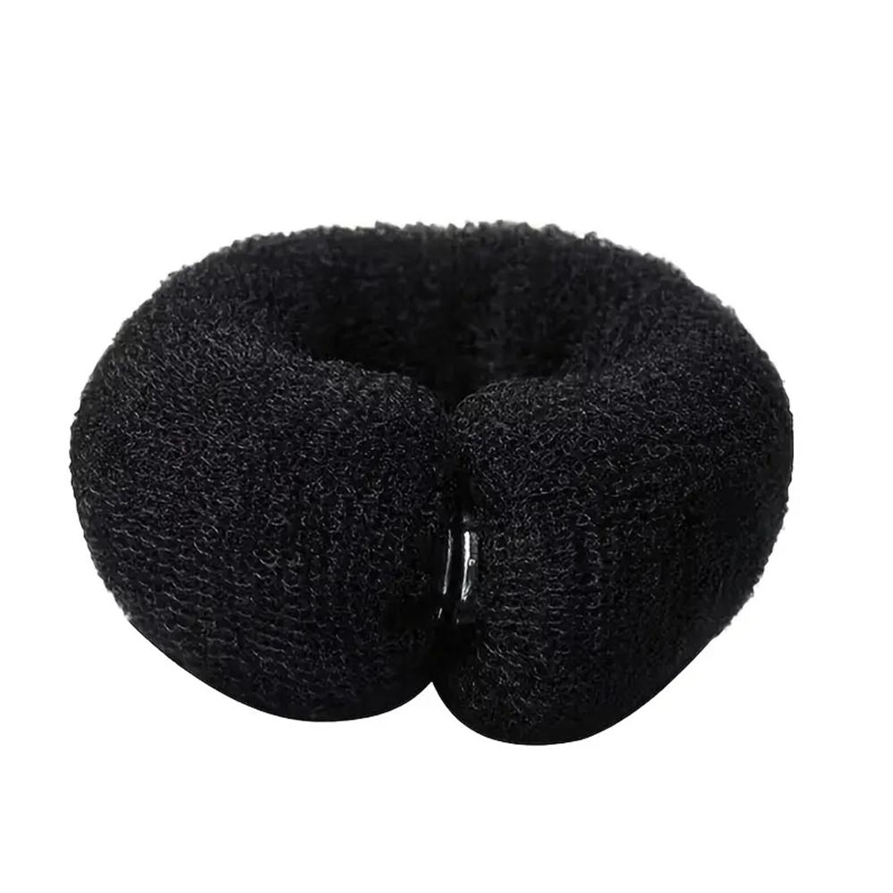 

1pcs Hair Bun Maker Donut Magic Foam Sponge Styling Braiders Tools Headband Women Styling Tools Black Complexion Brown