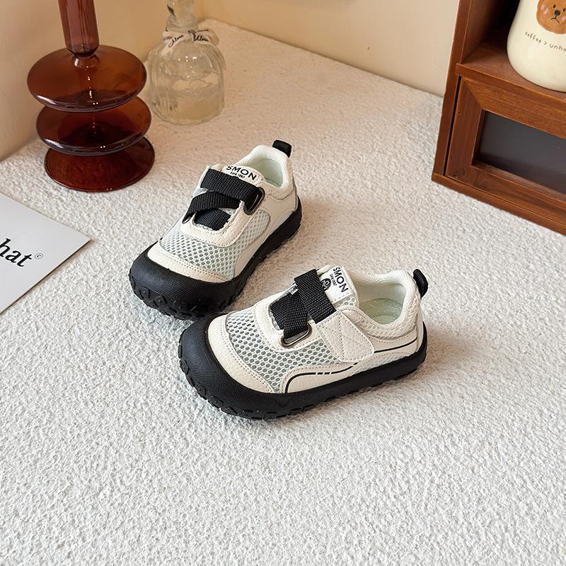 Children's sports shoes 2025 summer new girls mesh shoes baby soft sole boys breathable mesh shoes functional shoes